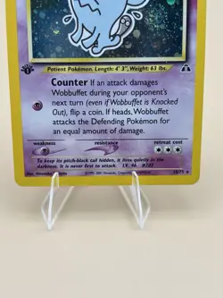 Pokemon Neo Discovery Wobbuffet 16/75 Holo Rare 1st Edition - Image 5