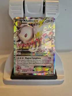 Pokemon TCG XY Fates Collide Mega M Audino EX Holo Card 85/124 Ultra Rare - Image 1