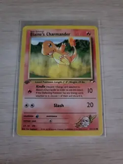 Pokemon Gym Heroes Set 1st Edition Blaine's Charmander 61/132 Mint! OC939 - Image 1