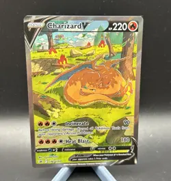 Pokemon Charizard V SWSH260 SWSH Promo Full Art Holo Near Mint Free Ship - Image 1