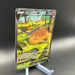 Pokemon Charizard V SWSH260 SWSH Promo Full Art Holo Near Mint Free Ship - Image 3