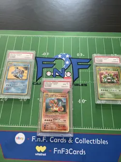 1998 P.M. Japanese Holo CD Promo Pokemon Set Charizard/blastoise/Venusaur - Image 1