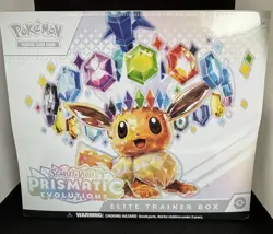 Pokemon TCG Prismatic Evolutions ETB Elite Trainer Box Factory Sealed - Image 1