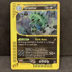 Pokemon EXPEDITION - #29/165 Tyranitar - ENG - Holo - HP/DMG - Image 1