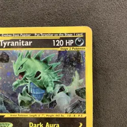 Pokemon EXPEDITION - #29/165 Tyranitar - ENG - Holo - HP/DMG - Image 3