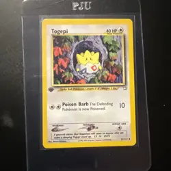 2000 Pokemon Neo Genesis Togetic Holo 1st Edition NM 7￼ - Image 4