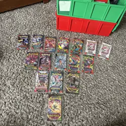 Lot Of 16 Pokemon TCG Packs Mixed Lot Mixed Sets See Pics - Image 1