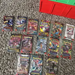 Lot Of 16 Pokemon TCG Packs Mixed Lot Mixed Sets See Pics - Image 4