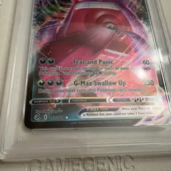 2021 Pokemon Fusion Strike SWSH FA Gengar VMAX #157 PSA 10 - Image 3