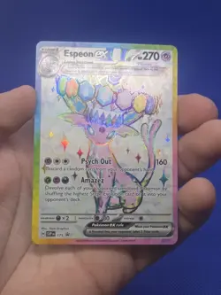 Pokemon SV Scarlet & Violet Espeon ex SVP 175 Full Art Promo NM - Image 2
