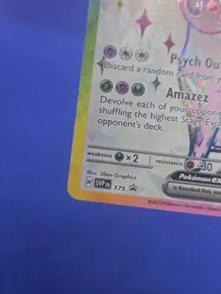 Pokemon SV Scarlet & Violet Espeon ex SVP 175 Full Art Promo NM - Image 5