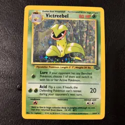 Pokemon TCG Victreebel Jungle Holo Rare Card 14/64 Unlimited NM - Image 1