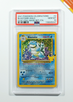 Pokemon PSA 10 Blastoise #2 Holo Classic Collection Gran Festa 2021 Italiano - Image 1