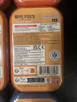 (LOT OF 18) One Piece Card Game 2-Booster Packs 1-Promo Card Tin Set Vol 2 OP13 - Image 5