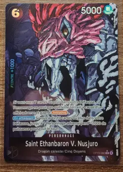 ONE PIECE - CARTE - SAINT ETHANBARON V. NUSJURO AA - OP13-080 - FR - Image 1