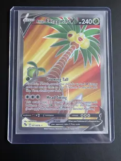 Alolan Exeggutor V 071/078 Pokemon GO Pokemon Card NM - Image 1