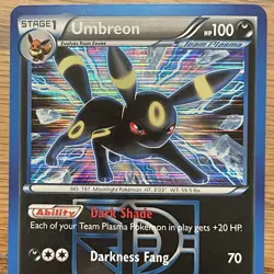 Umbreon 64/116 2013 BW Plasma Freeze Holo Pokemon Card Team Plasma Rare - Image 3