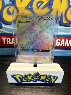 Moltres Zapados Articuno GX Full Art Holo Card 69/68 Hidden Fates Pokemon Tcg - Image 1