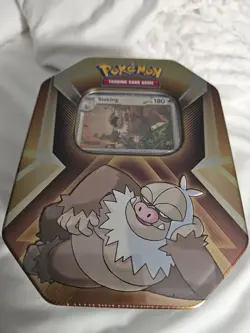 Pokemon Playing Card Game Tin With 3 Foil Cards And 3 Booster Packs As Shown - Image 1