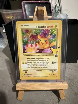 Pokemon Card Birthday Pikachu 24 Celebrations Set Collection Holo Near Mint - Image 1