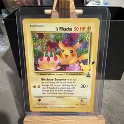 Pokemon Card Birthday Pikachu 24 Celebrations Set Collection Holo Near Mint - Image 2