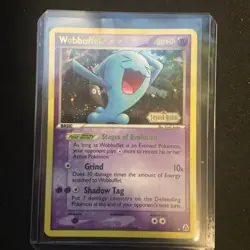 Wobbuffet 28/92 EX Legend Maker Pokemon Card Reverse Holo Foil Rare Swirl HP - Image 1