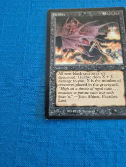 MTG Hellfire from Legends Vintage Magic The Gathering Card GREAT CONDITION - Image 4