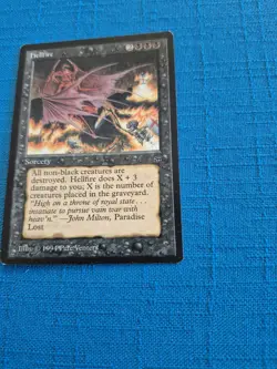 MTG Hellfire from Legends Vintage Magic The Gathering Card GREAT CONDITION - Image 5