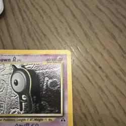 1st Edition Pokemon Unown TCG Neo Discovery 14/75 Holo Rare Card - Image 4