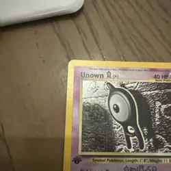 1st Edition Pokemon Unown TCG Neo Discovery 14/75 Holo Rare Card - Image 5