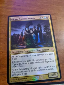 4 Oversized *FOIL* Commander cards Magic the Gathering MTG Oloro Nekusar Jeleva - Image 2