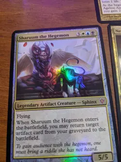 4 Oversized *FOIL* Commander cards Magic the Gathering MTG Oloro Nekusar Jeleva - Image 3