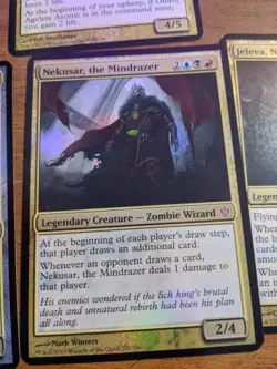 4 Oversized *FOIL* Commander cards Magic the Gathering MTG Oloro Nekusar Jeleva - Image 4