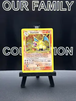 Charizard 4/130 Holo Rare Base Set 2 Pokemon Card WOTC - Image 1