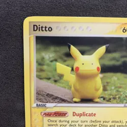 Ditto - 63/113 (Pikachu) 063/113 Common Vintage Pokemon Card Delta Species - Image 2
