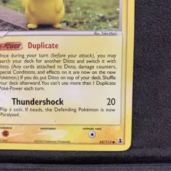 Ditto - 63/113 (Pikachu) 063/113 Common Vintage Pokemon Card Delta Species - Image 5