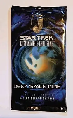 STAR TREK CCG DEEP SPACE NINE, DS9 SEALED BOOSTER PACK OF 9 CARDS - Image 1