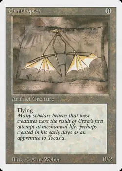 MRM ENGLISH OrnithoptCre - Ornithopter Engine Played MTG REVISED - Image 1
