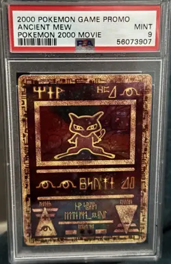 2000 POKEMON GAME MOVIE POKEMON 2000 MOVIE ANCIENT MEW PSA 9 - Image 1