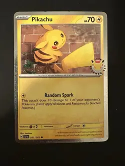 Pikachu 051/162 Holo Stamped Pokemon Day 2026 Promo Pokemon Card - Image 1