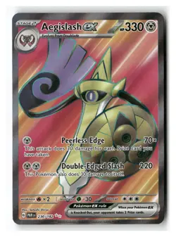 Aegislash ex 230/182 Ultra Rare Paradox Rift Pokemon Near Mint - Image 1