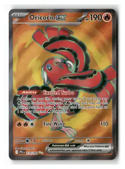 Oricorio ex 110/094 Ultra Rare Phantasmal Flames Pokemon Near Mint - Image 1