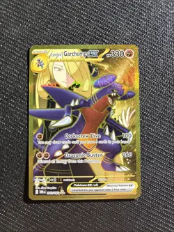 Pokemon TCG Destined Rivals Cynthia's Garchomp EX 241/182 Secret Rare - Image 1