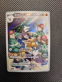 Pokemon TCG Excadrill Illustration Rare Temporal Forces 174/162 - Image 1