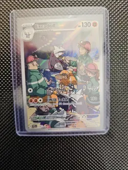 Pokemon TCG Excadrill Illustration Rare Temporal Forces 174/162 - Image 3