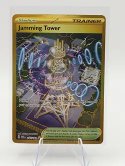 Pokemon TCG Jamming Tower 243/182 Hyper Rare Destined Rivals - Image 1
