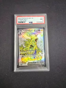 PSA 9 MINT 2023 Pokemon Tyranitar ex Obsidian Flames PSA 9 MINT - Image 1