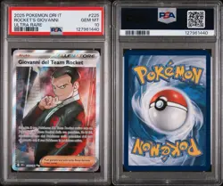 Pokemon TCG Giovanni Del Team Rocket SR Rivali Predestinati 225/182 PSA 10 Ita - Image 3