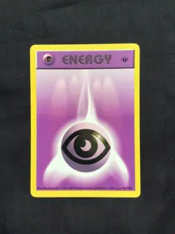 Pokemon Cards: Base Set 1st Edition Common: Psychic Energy 101/102 - Image 1