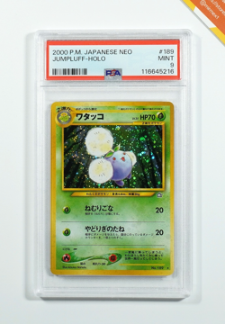 Pokemon PSA 10 Jumpluff #189 Holo Neo Genesis 2000 Japanese - Image 1